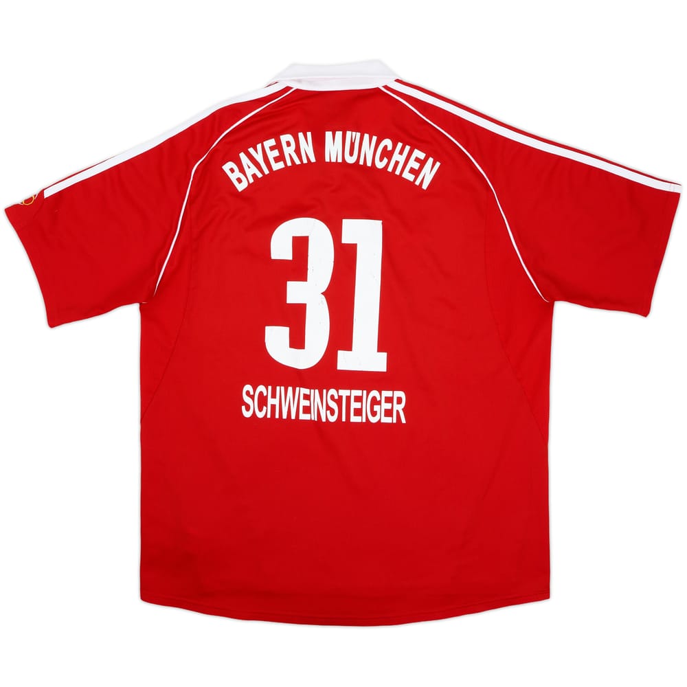 2005-06 Bayern Munich Home Shirt Schweinsteiger #31 - 6/10 - (XL)