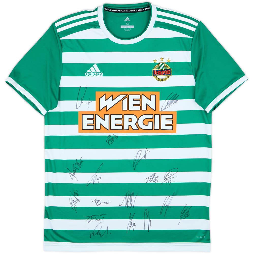 2019-20 Rapid Vienna Signed Home Shirt - 8/10 - (M)