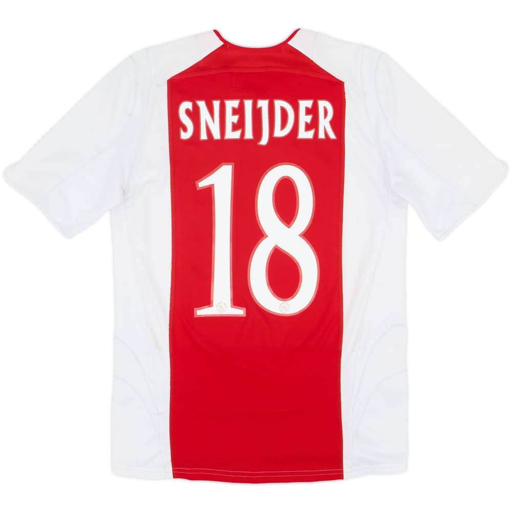 Maillot domicile Ajax 2005-06 Sneijder #18 - 6/10 - (S)