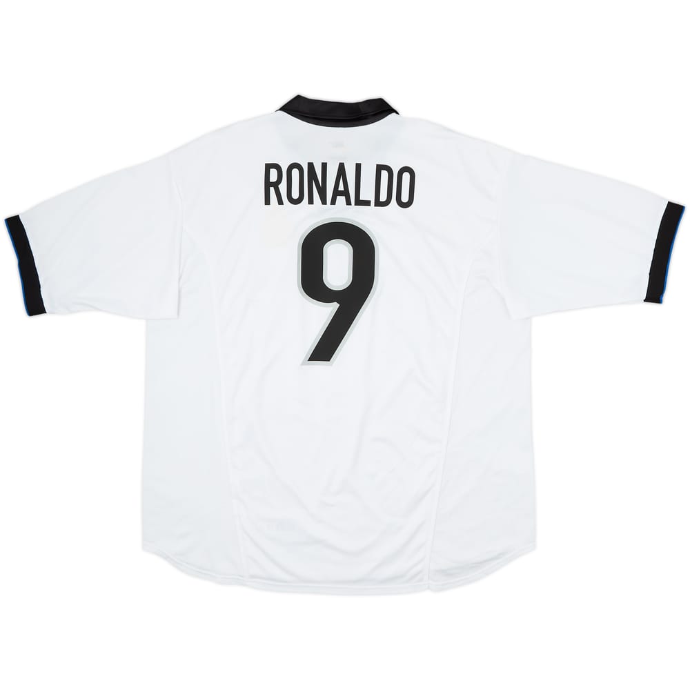 1998-99 Inter Milan Away Shirt Ronaldo #9 - 10/10 - (XXL)