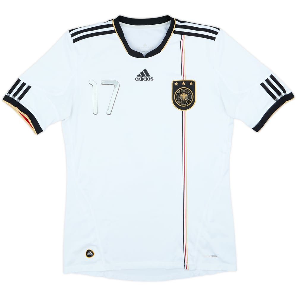 2010-11 Germany Home Shirt Mertesacker #17 - 4/10 - (M)