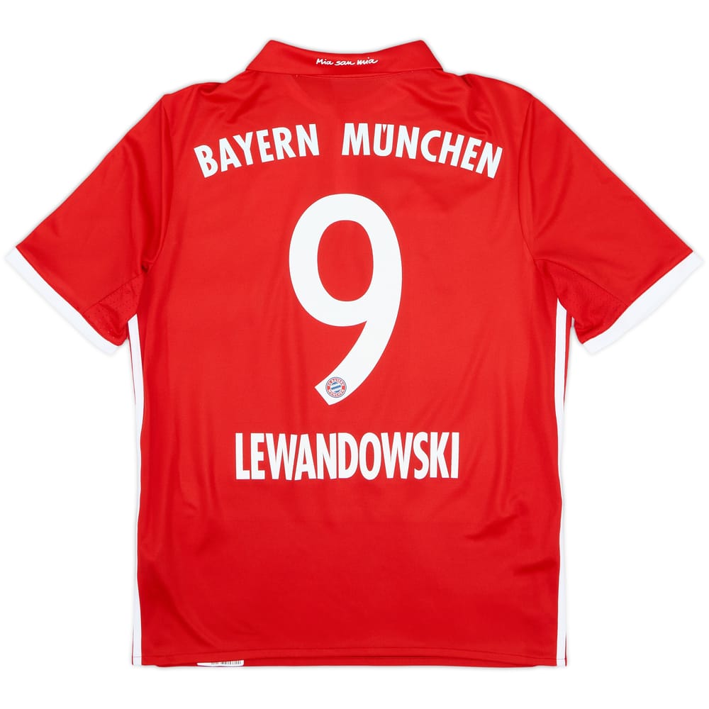 Camiseta de local del Bayern Munich 2016-17 Lewandowski #9 - 9/10 - (XL.Niños)