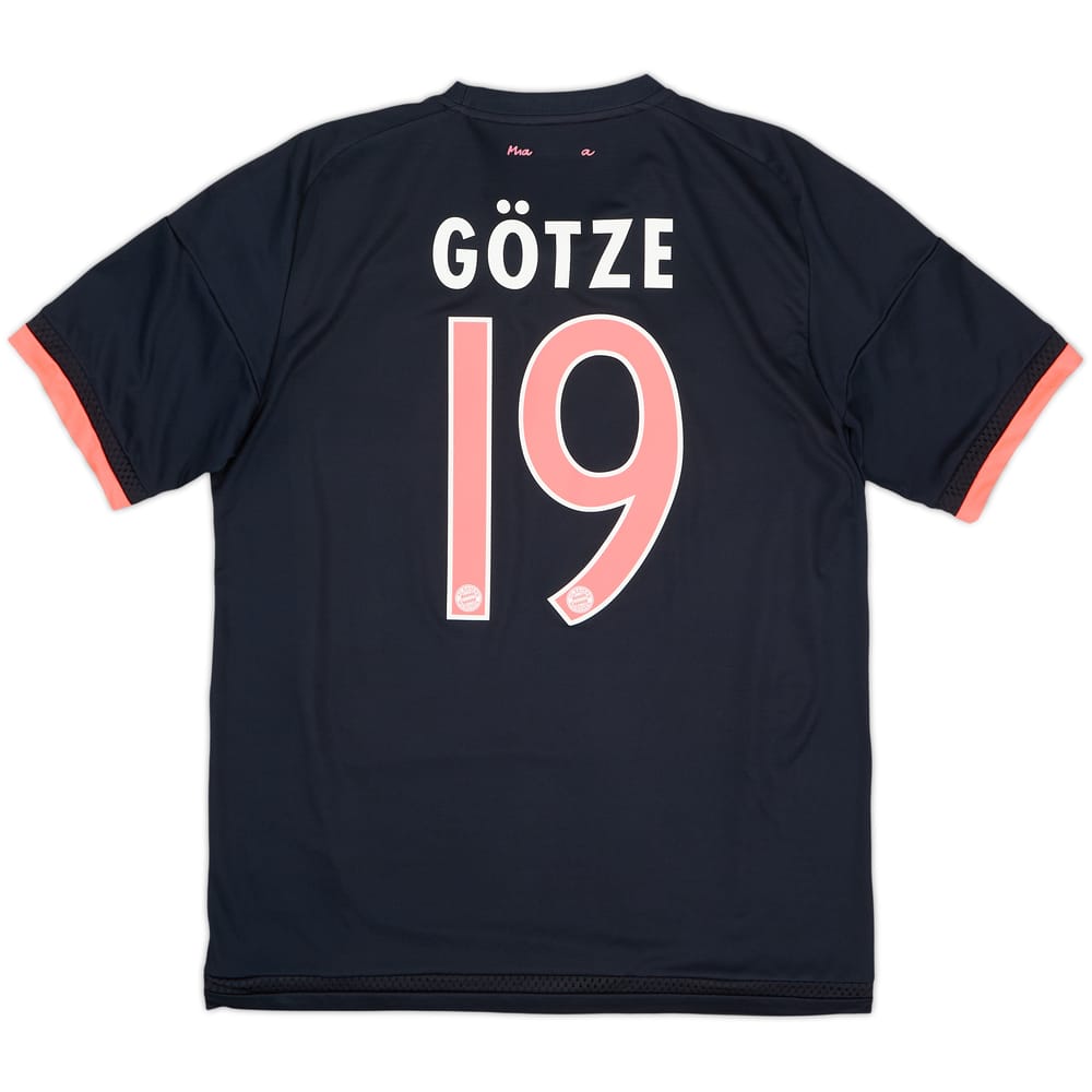 2015-16 Bayern Munich Third Shirt Gotze #19 - 7/10 - (M)