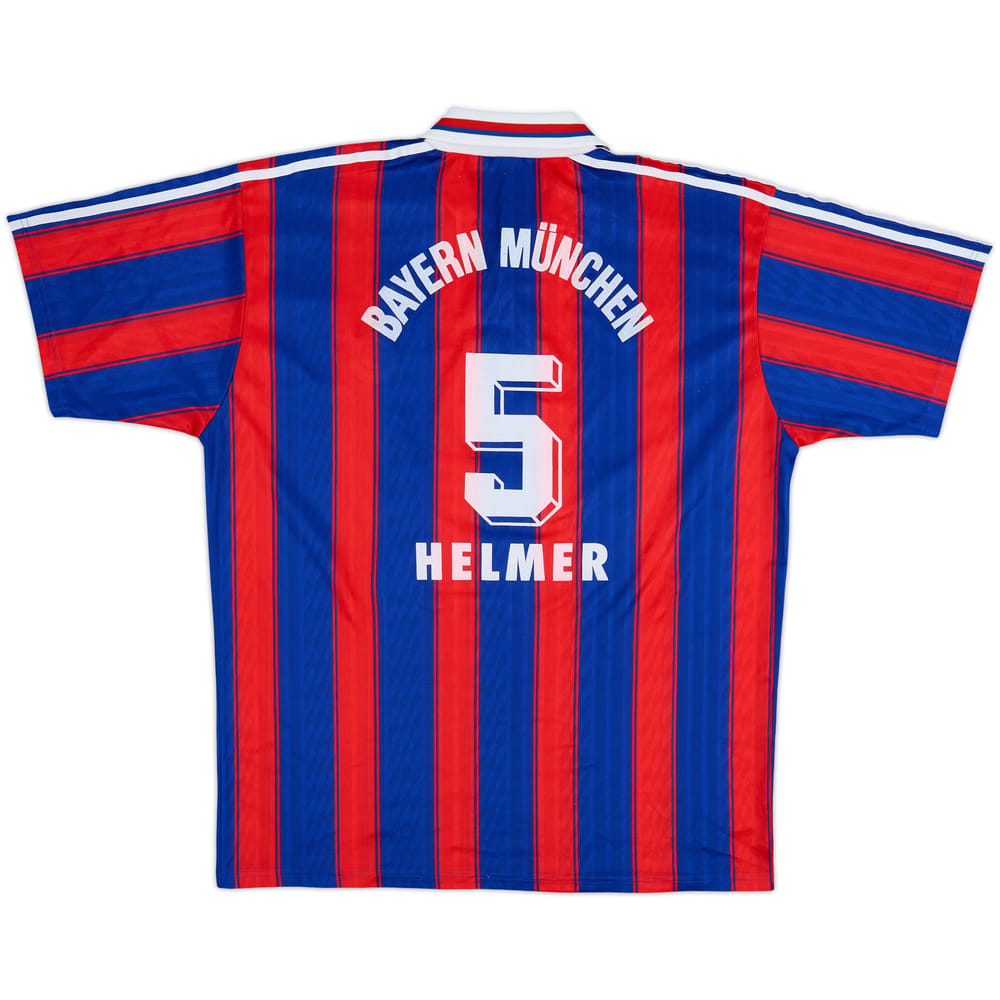 1995-97 Bayern Munich Home Shirt Helmer #5 - 8/10 - (L/XL)
