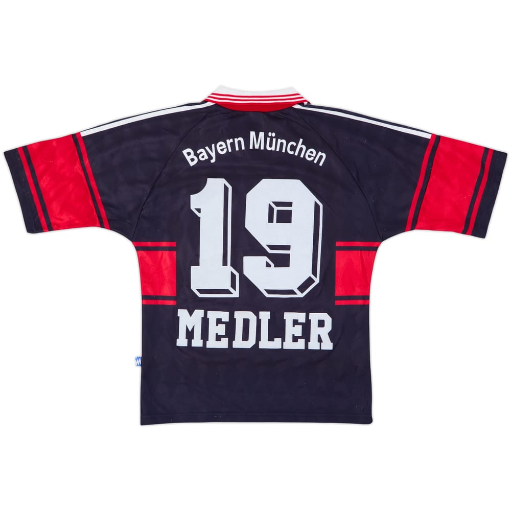 1997-99 Bayern Munich Home Shirt Medler #19 - 8/10 - (S)