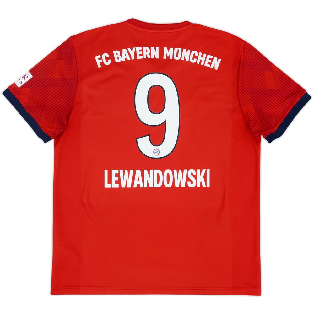 2018-19 Bayern Munich Home Shirt Lewandowski #9 - 10/10 - (L)