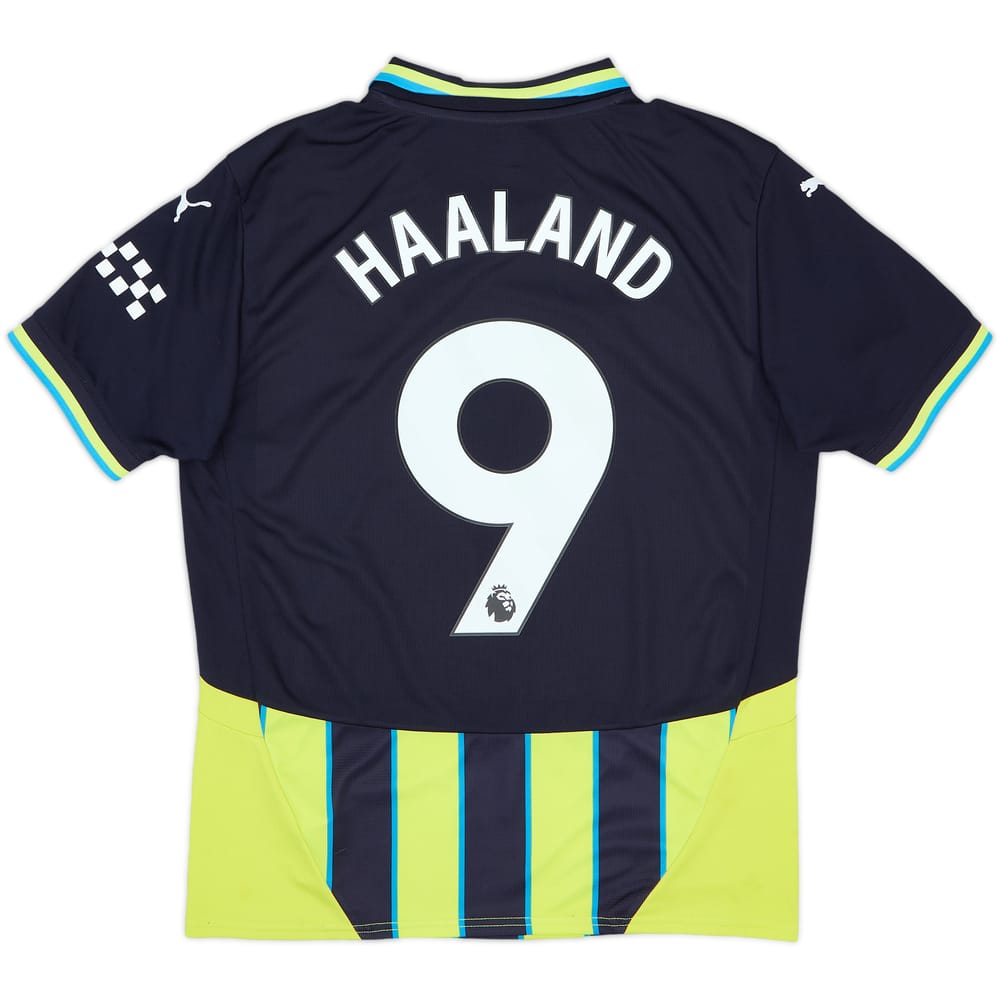 2024-25 Manchester City Away Shirt Haaland #9 - 8/10 - (M)