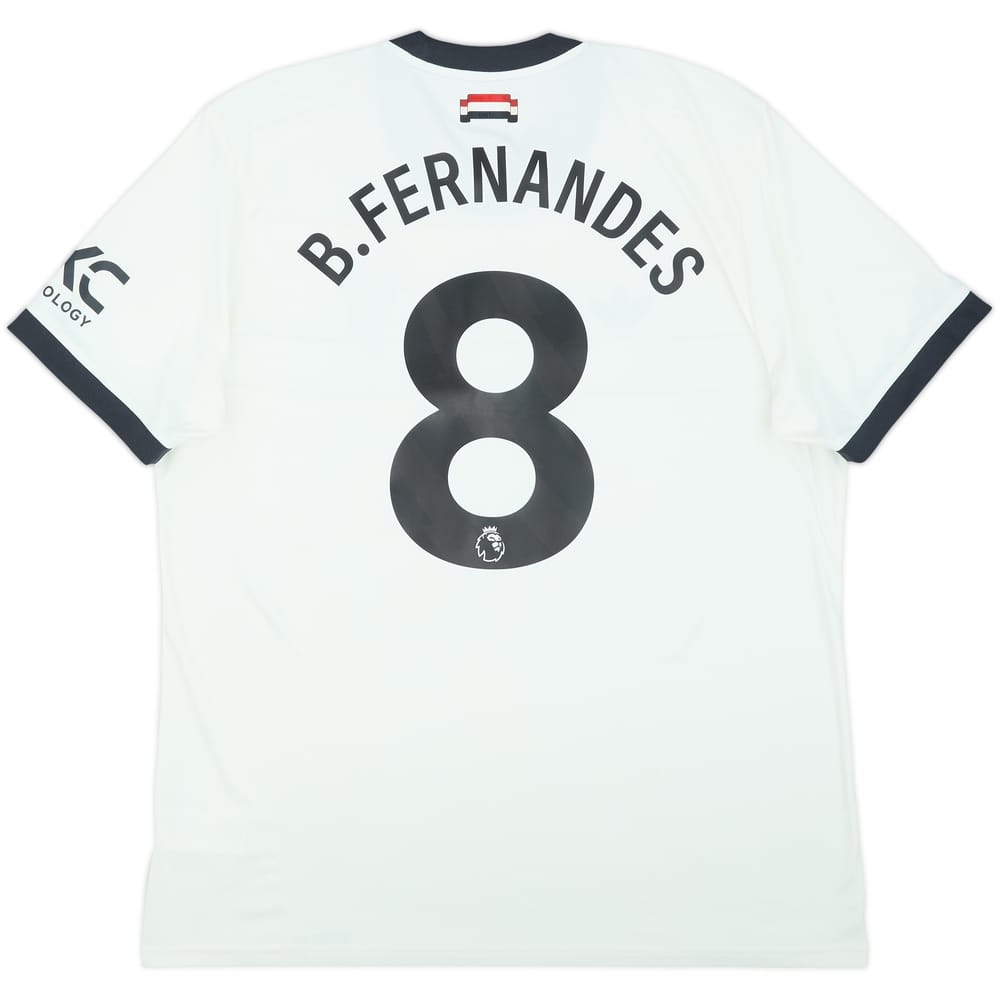 2024-25 Manchester United Third Shirt B.Fernandes #8 - 8/10 - (XL)