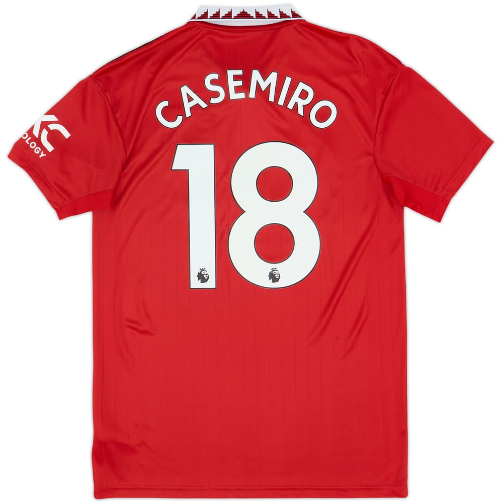 2022-23 Manchester United Home Shirt Casemiro #18 - 8/10 - (M)