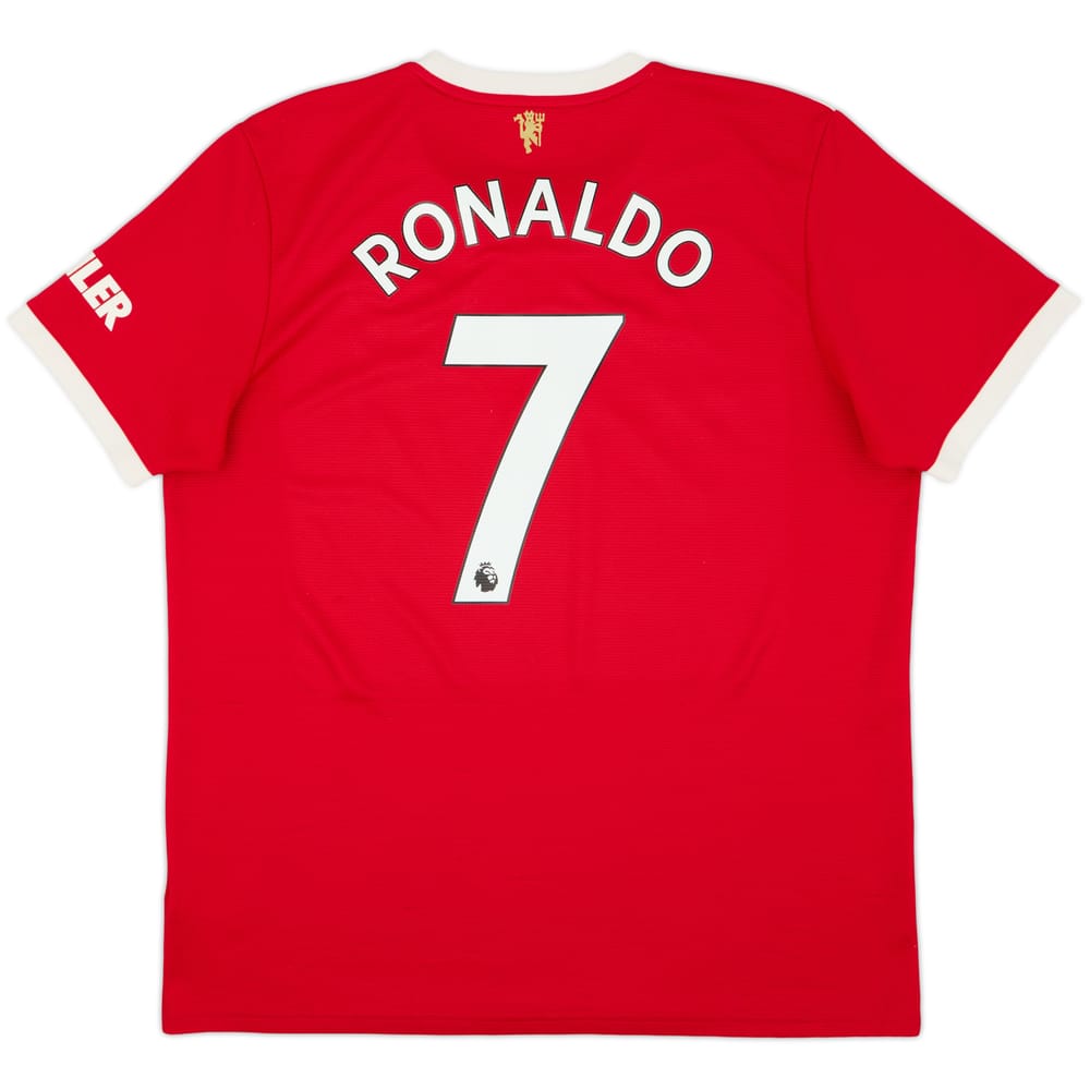2021-22 Manchester United Home Shirt Ronaldo #7 - 6/10 - (XL)