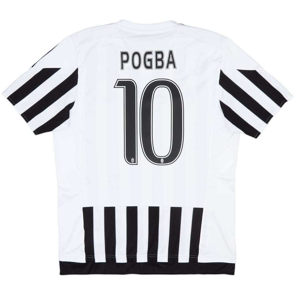 2015-16 Juventus Home Shirt Pogba #10 - 7/10 - (L)