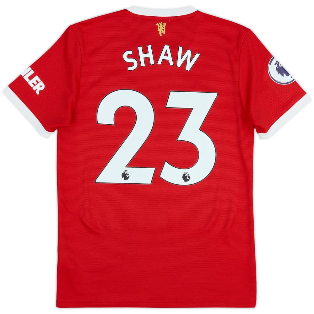 2021-22 Manchester United Home Shirt Shaw #23 - 9/10 - (S)