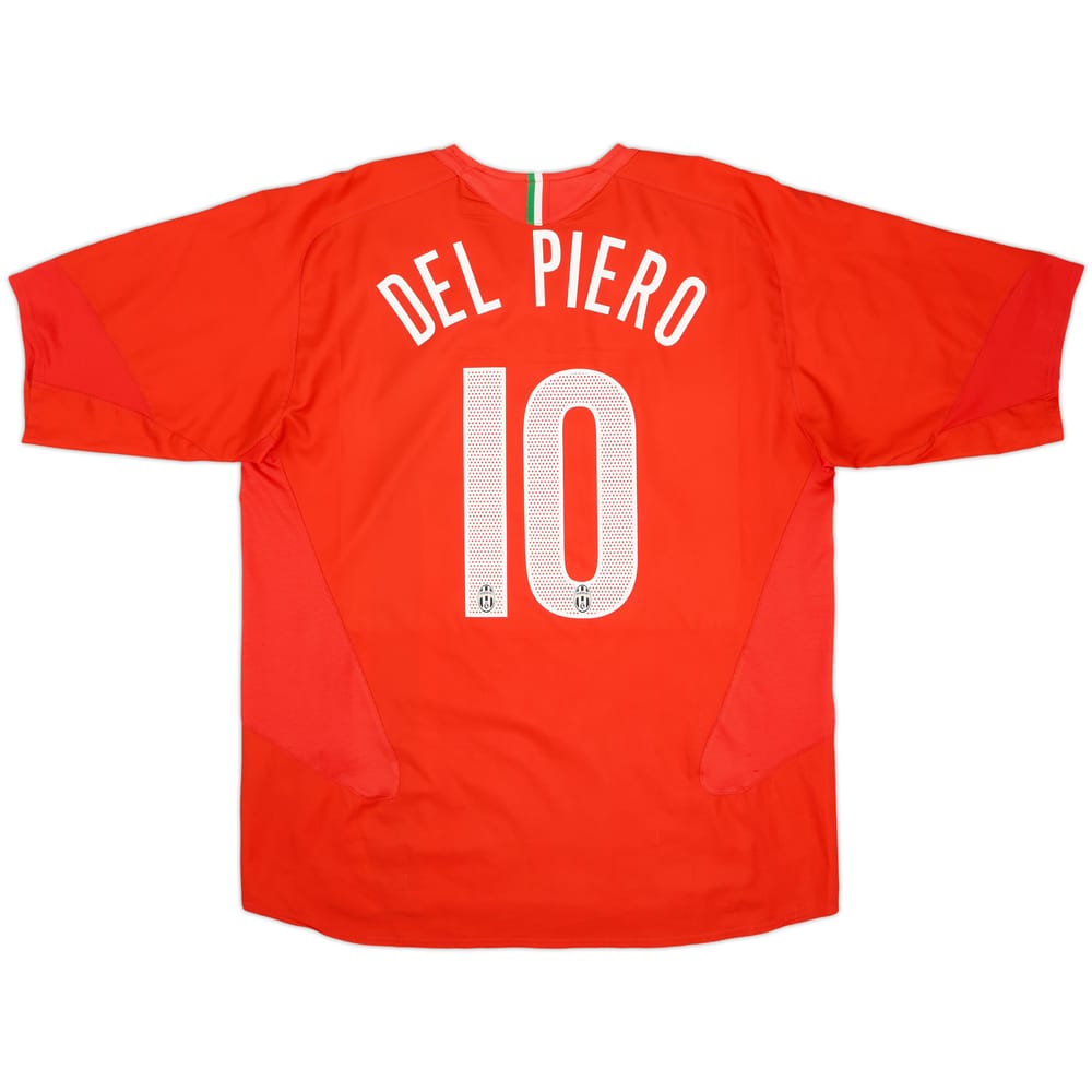 2005-06 Juventus Away Shirt Del Piero #10 - 7/10 - (XL)