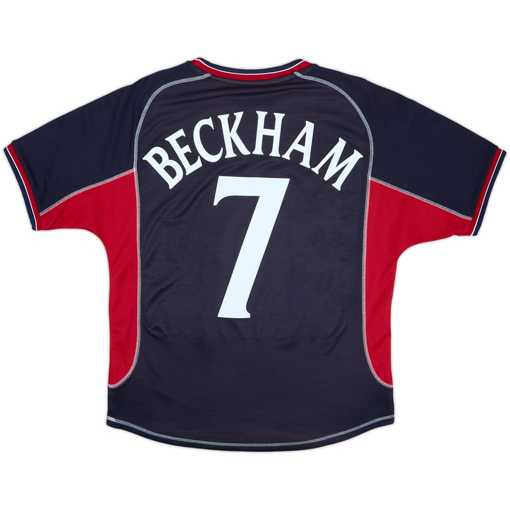 2000-01 Manchester United Third Shirt Beckham #7 - 8/10 - (M)