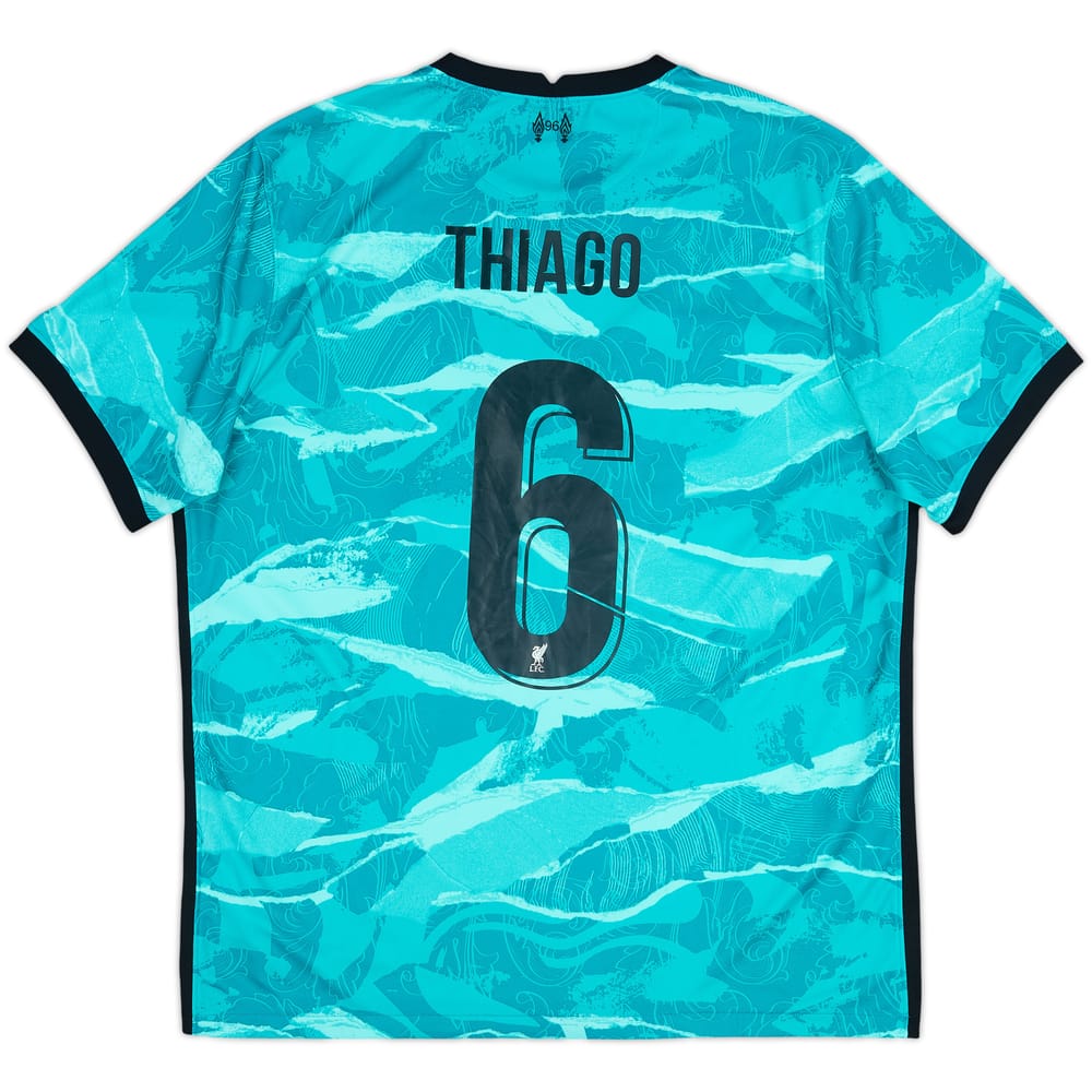 2020-21 Liverpool Away Shirt Thiago #6 - 8/10 - (XL)