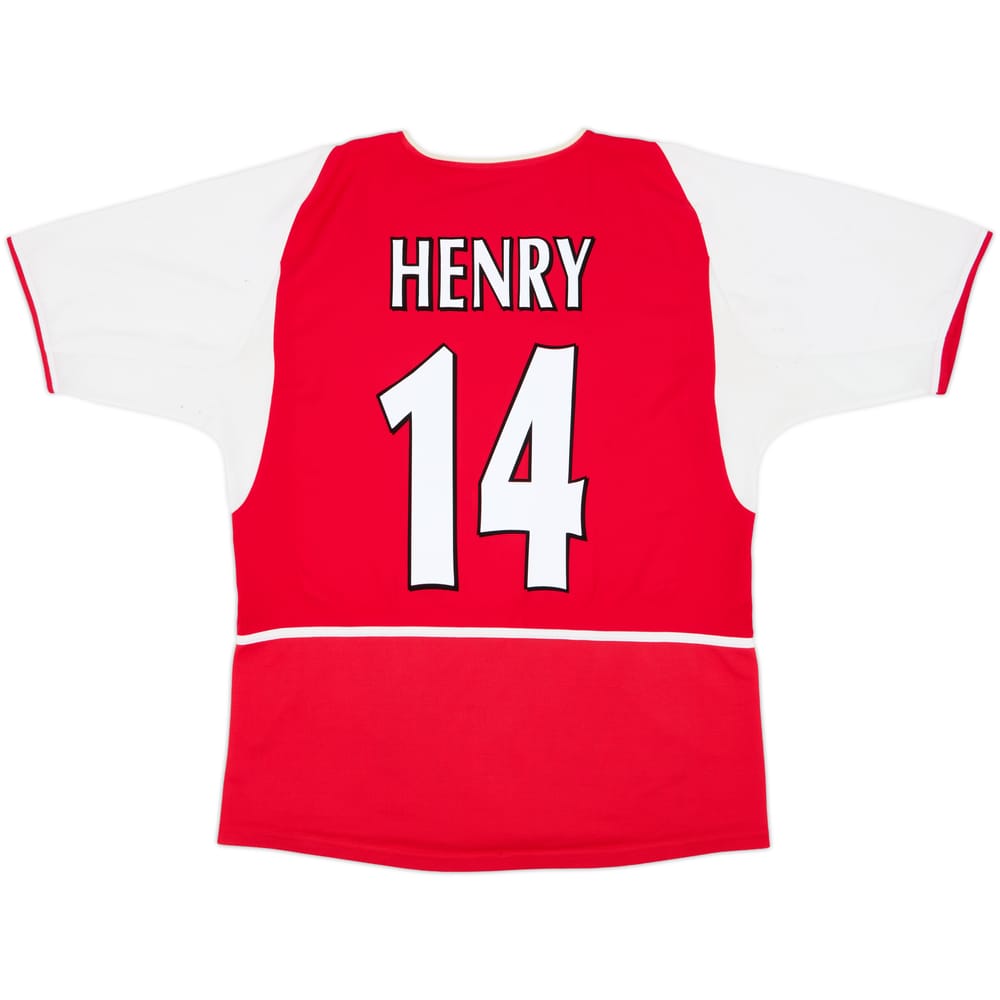 2002-04 Arsenal Home Shirt Henry #14 - 7/10 - (M)