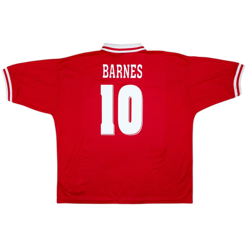 1996-98 Liverpool Home Shirt Barnes #10 - 6/10 - (XXL)