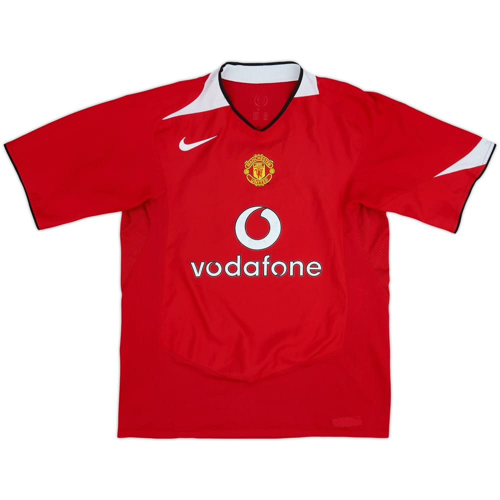2004-06 Manchester United Camiseta de local - 5/10 - (M)