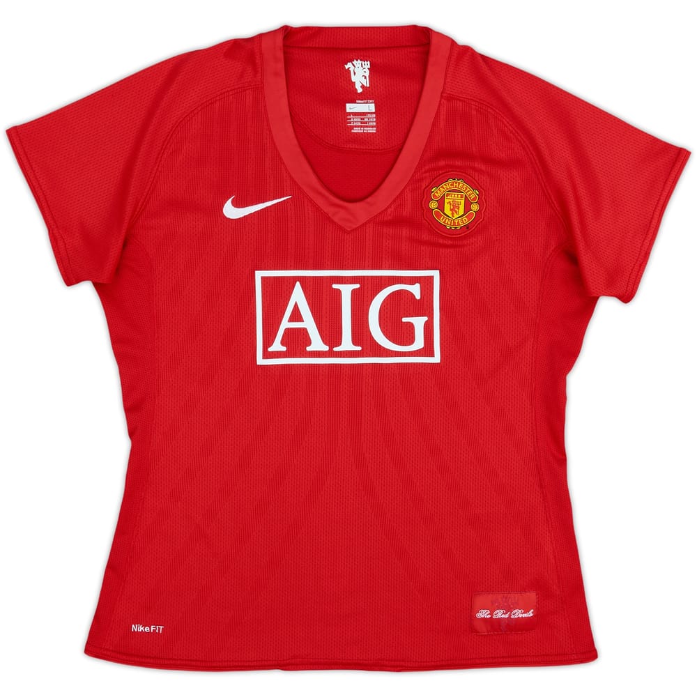 2007-09 Manchester United Home Shirt - 5/10 - (Women's L)