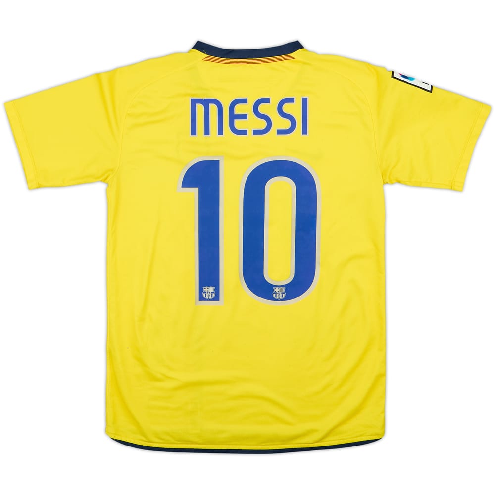 2008-10 Barcelona Away Shirt Messi #10 - 6/10 - (XL.Boys)