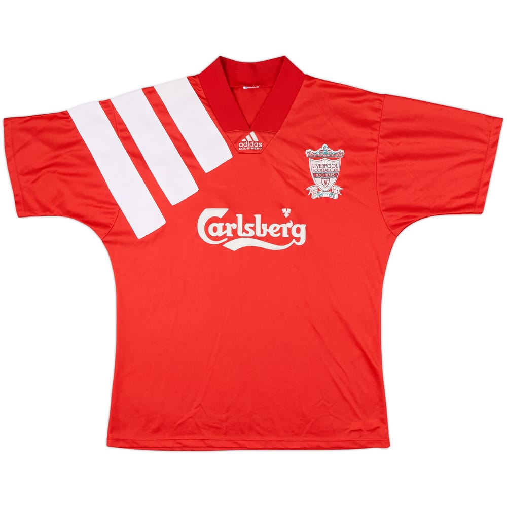 1992-93 Liverpool Centenary Home Shirt - 8/10 - (L)