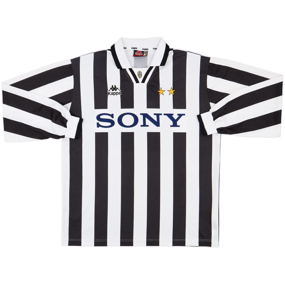 1995-97 Juventus Home L/S Shirt #11 - 8/10 - (XL)