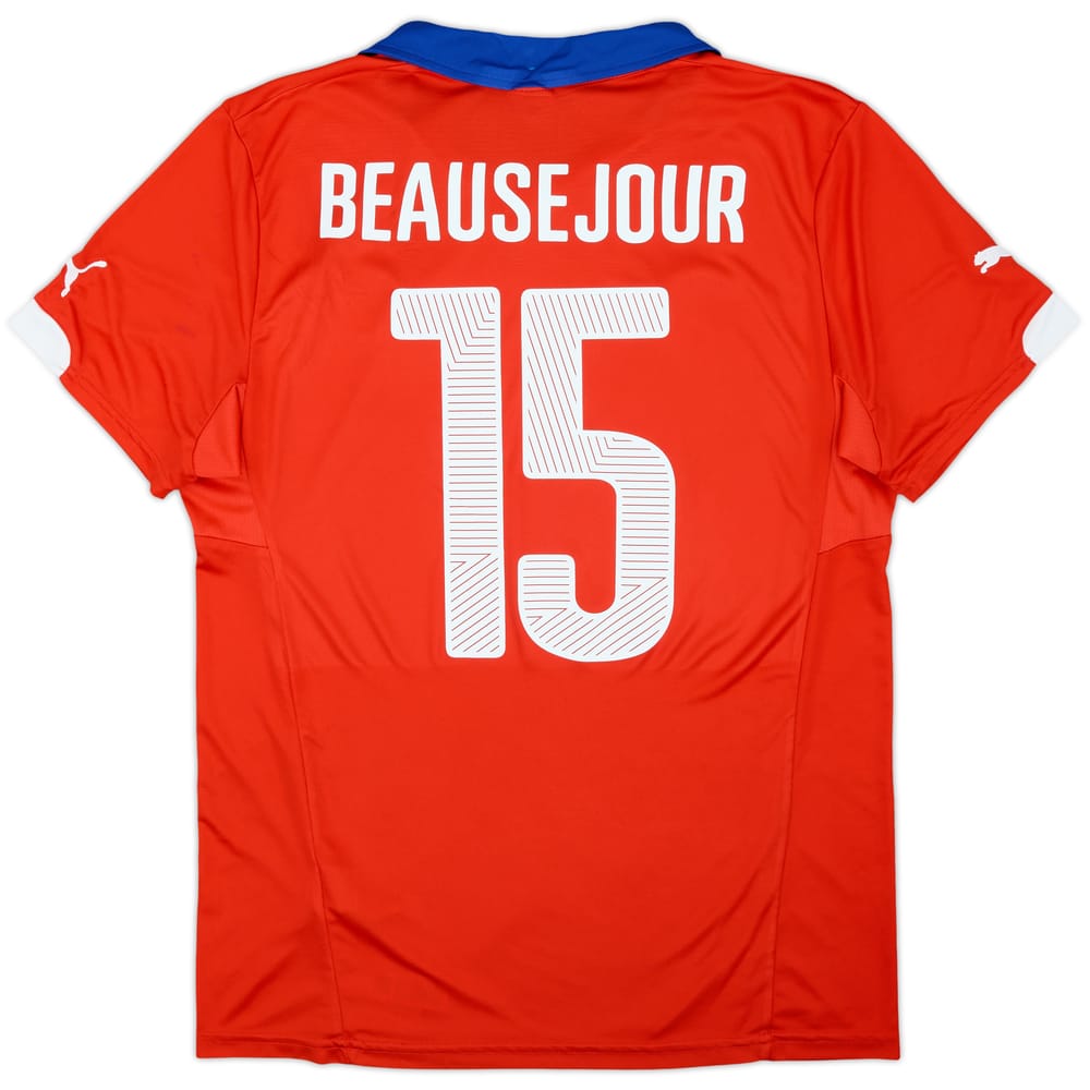 2014-15 Chile Home Shirt Beausejour #15 - 6/10 - (L)