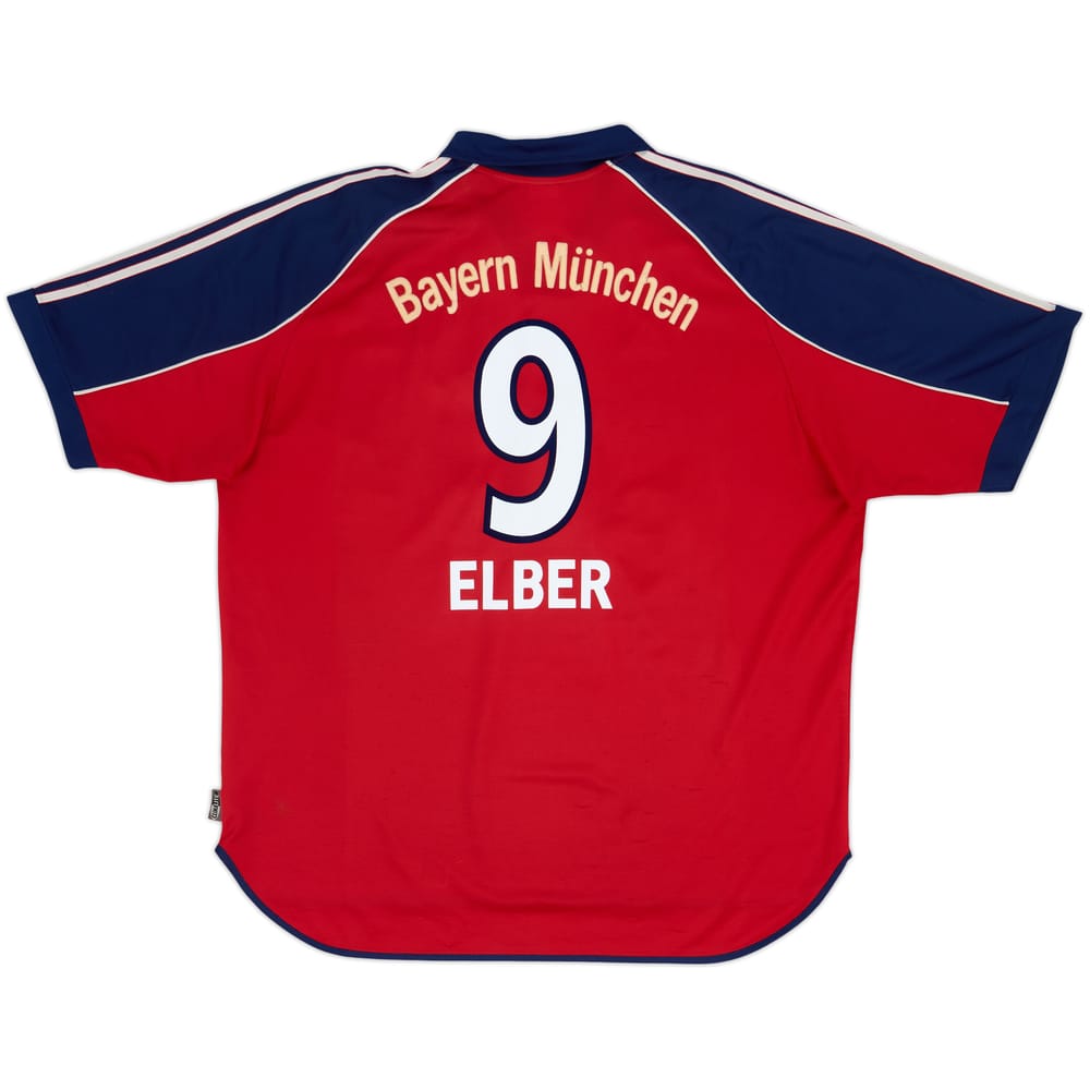 1999-01 Bayern Múnich Camiseta de local Elber #9 - 5/10 - (XXL)