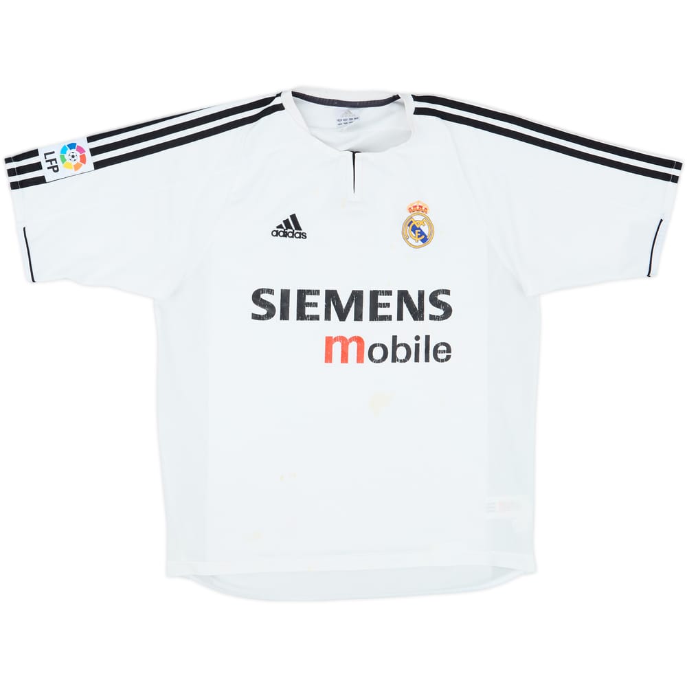 2003-04 Real Madrid Home Shirt - 4/10 - (M)