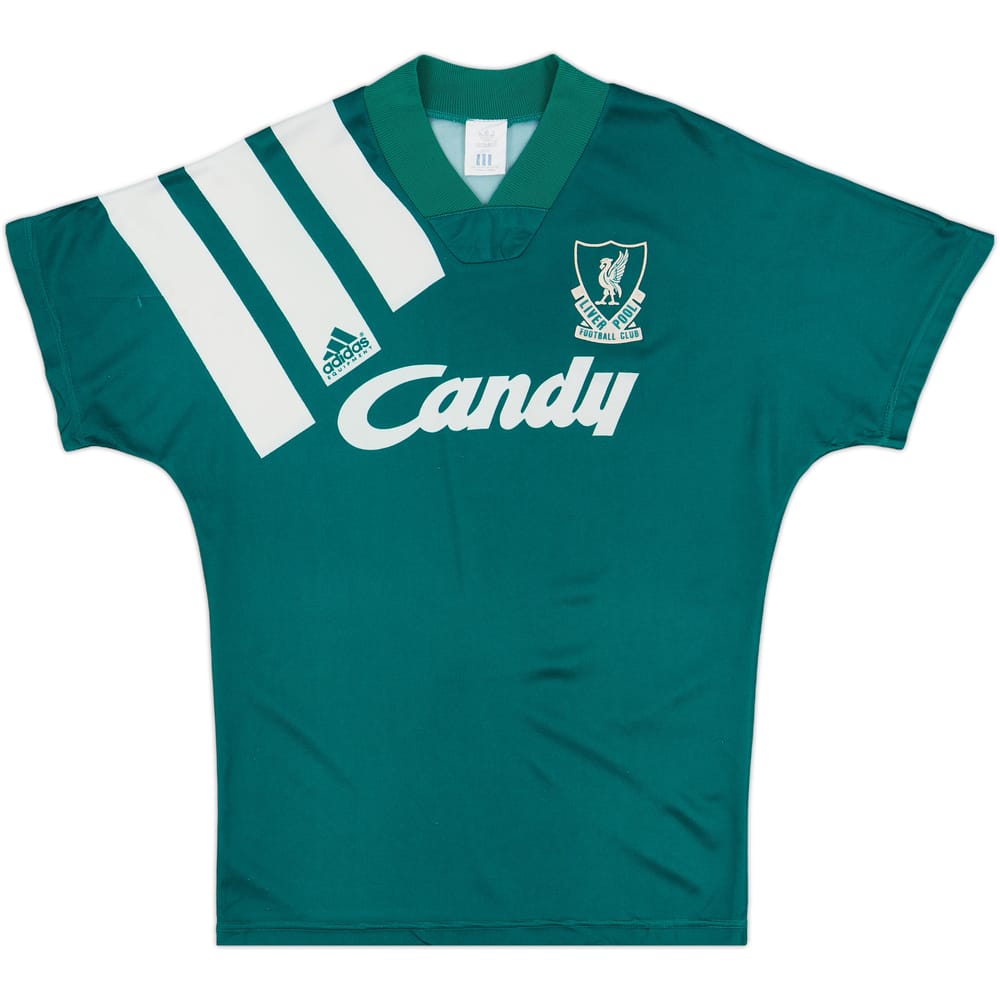 1991-92 Liverpool Away Shirt - 7/10 - (L.Boys)