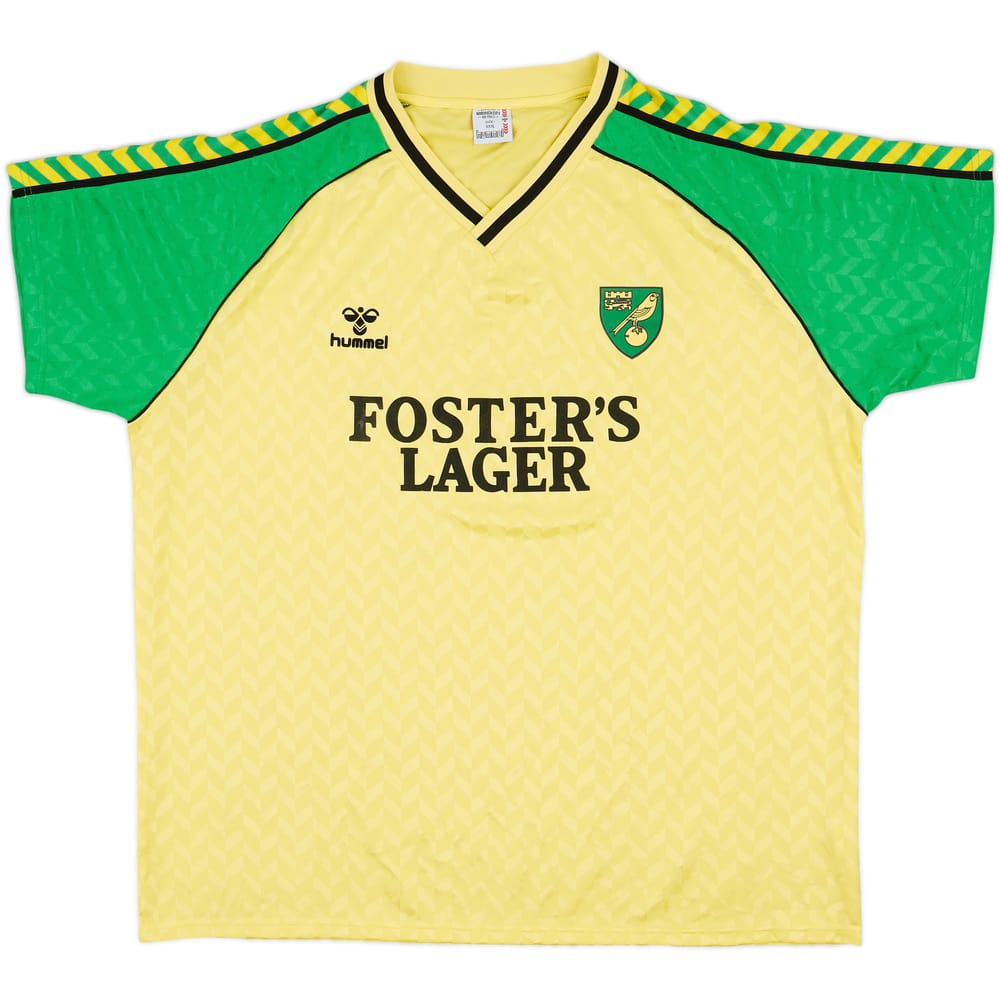 2010s (1986) Norwich Retro Home Shirt - 9/10 - (3XL)