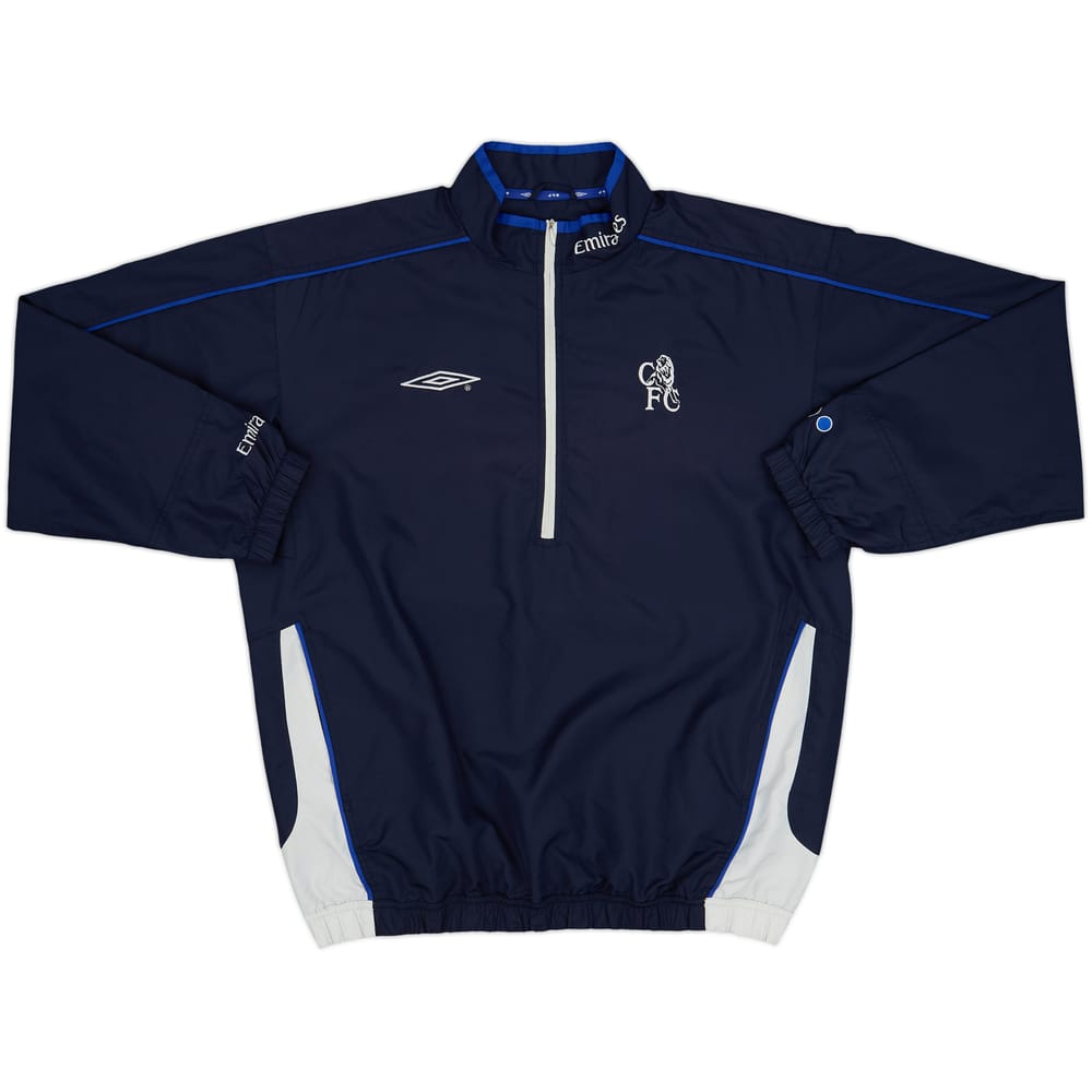 2001-03 Chelsea Umbro 1/2 Zip Track Jacket - 9/10 - (L)