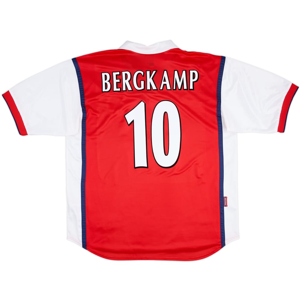 1998-99 Arsenal Home Shirt Bergkamp #10 - 8/10 - (XL)