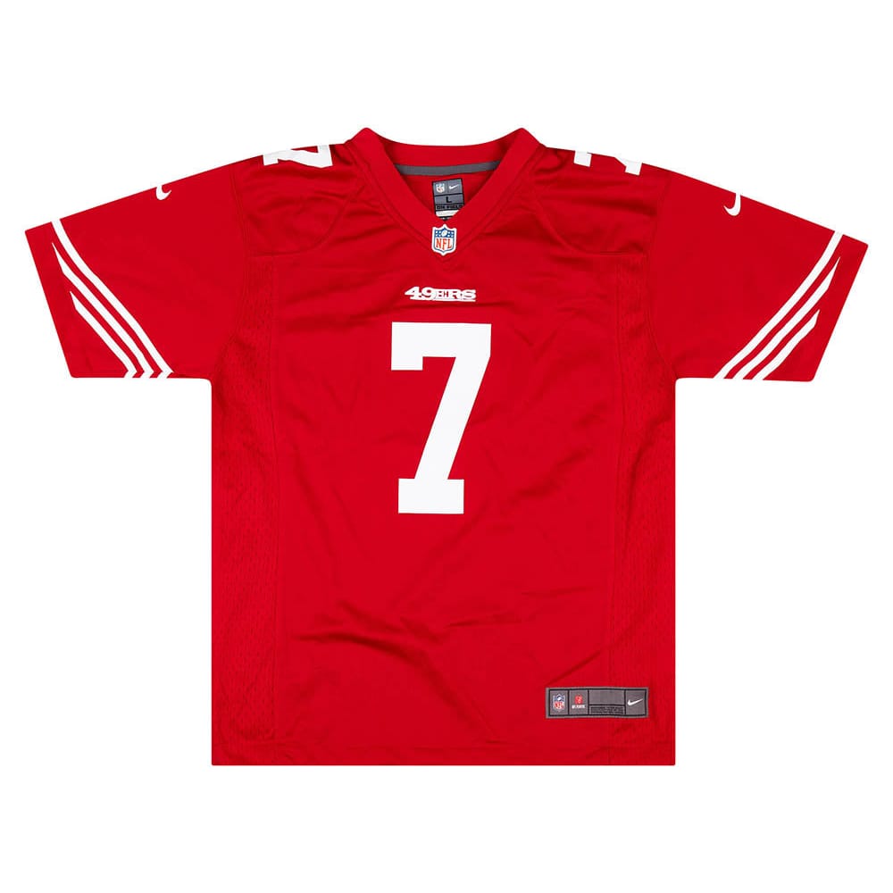 2012-16 San Francisco 49ers Kaepernick #7 Nike Game Jersey (Home) Y - W/Tags