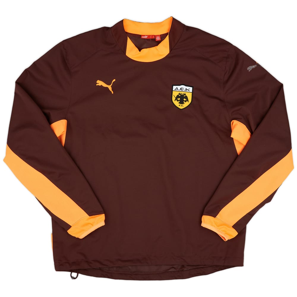 2008-09 AEK Athens Puma Drill Top - 6/10 - (L)