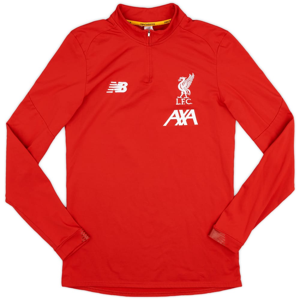 2019-20 Liverpool New Balance 1/4 Zip Training Top - 6/10 - (S)