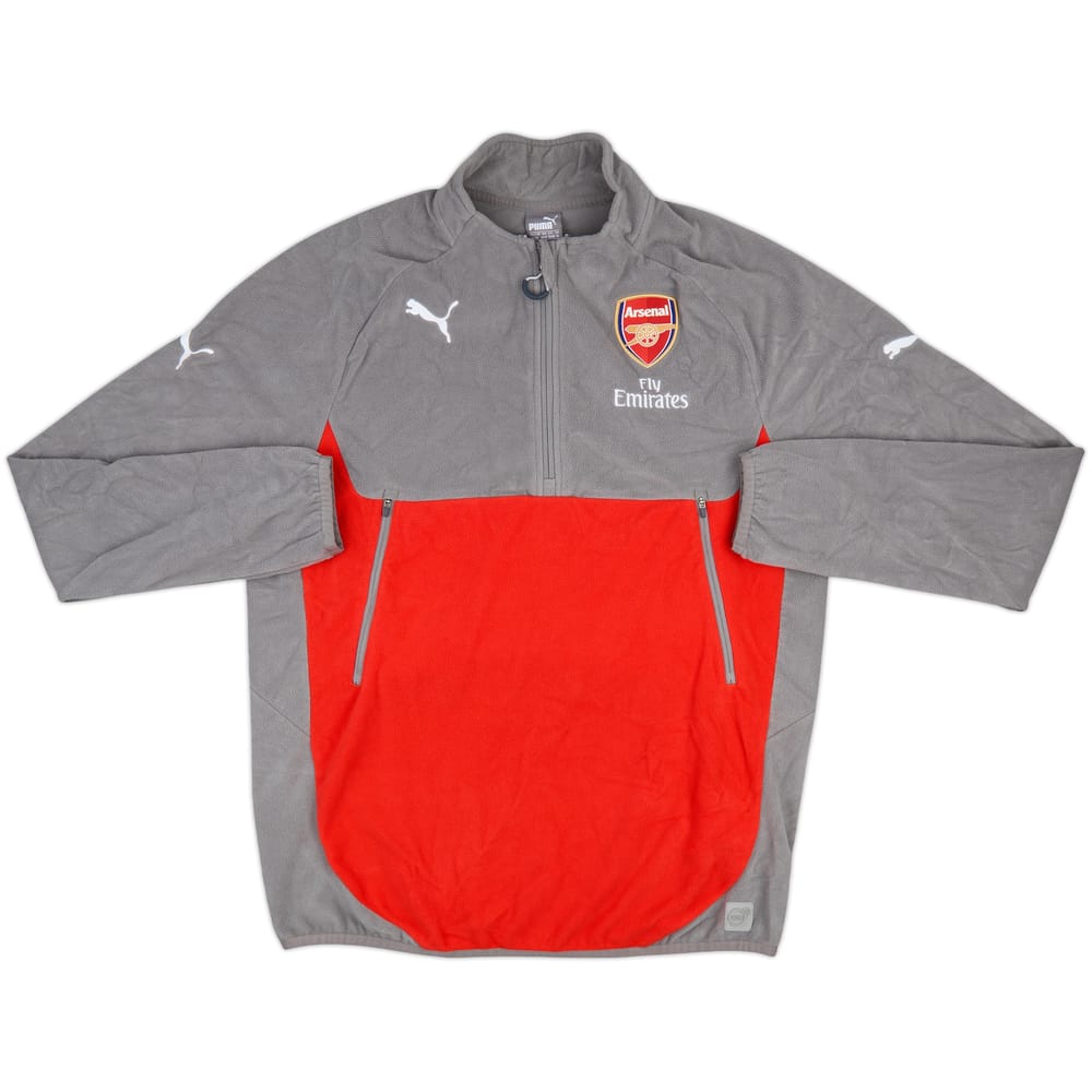 2016-17 Arsenal Puma 1/4 Zip Fleece Top - 9/10 - (XL)