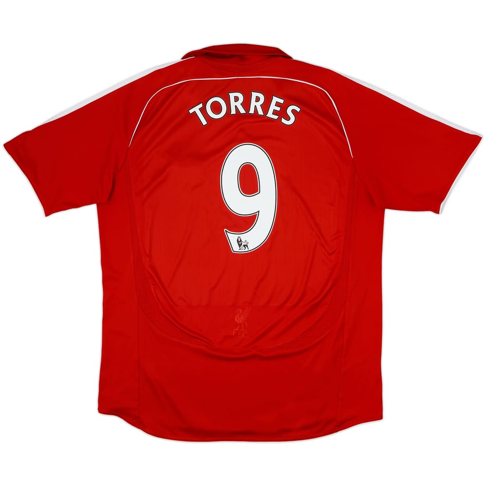 2006-08 Liverpool Home Shirt Torres #9 - 6/10 - (XL)