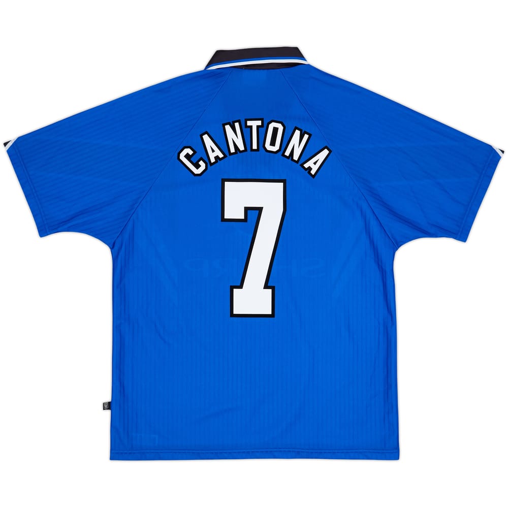 1996-98 Manchester United Third Shirt Cantona #7 - 8/10 - (L)