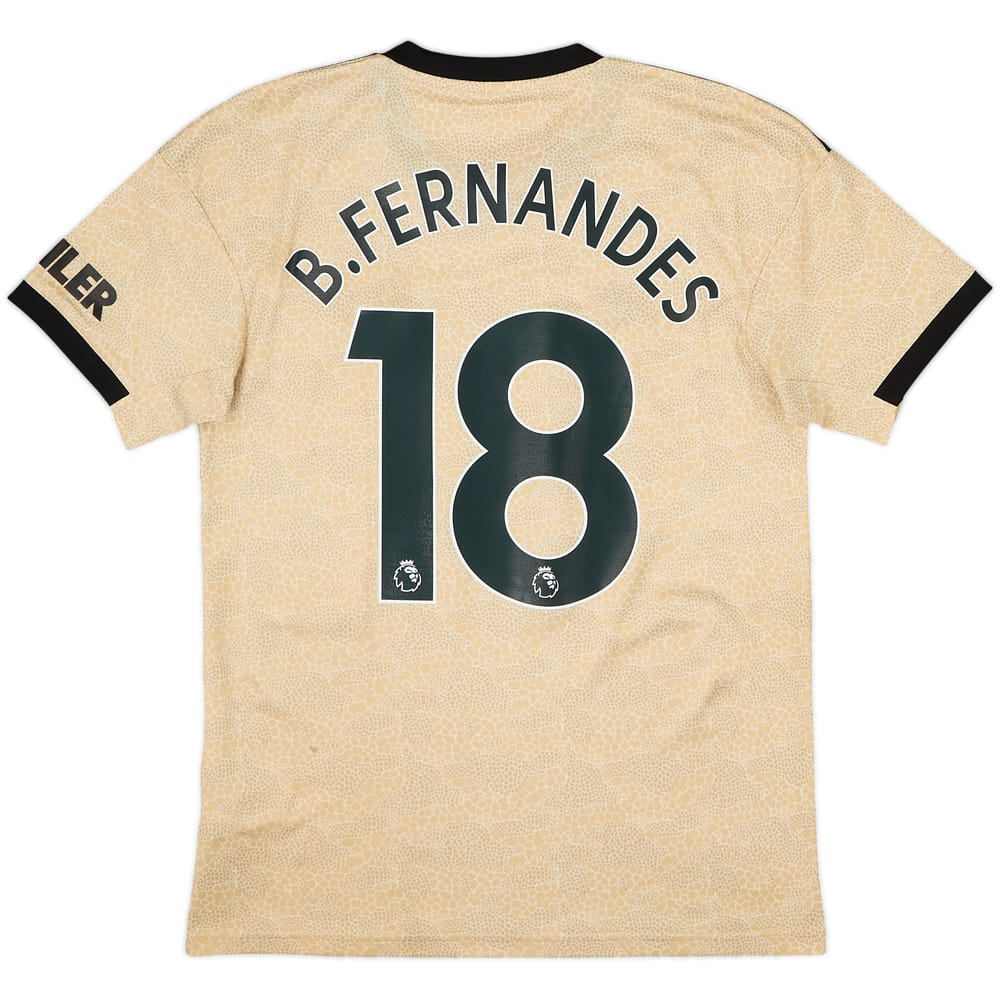 2019-20 Manchester United Away Shirt B.Fernandes #18 - 7/10 - (S)
