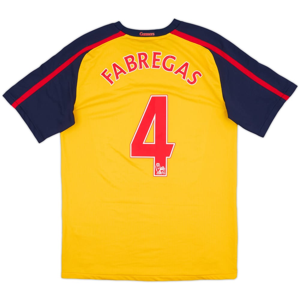 2008-09 Arsenal Away Shirt Fabregas #4 - 7/10 - (S)