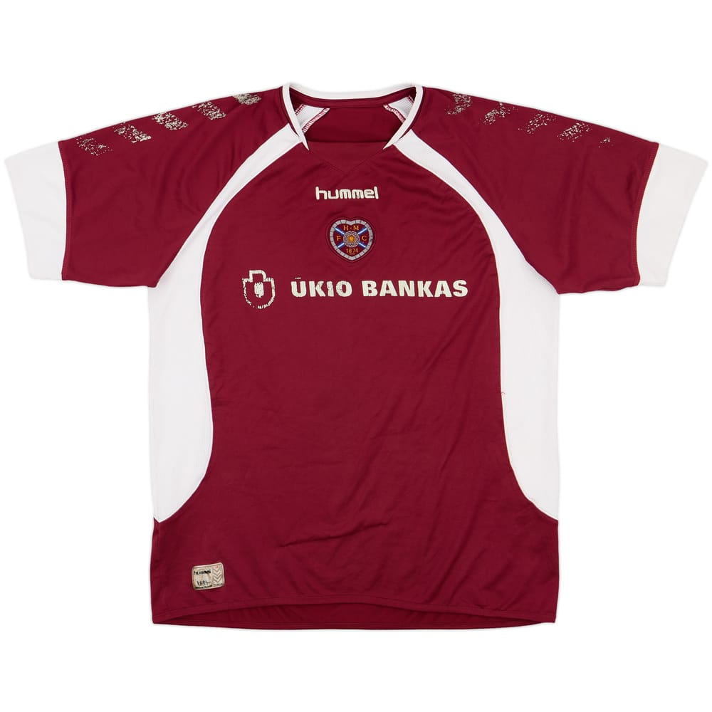 2006-07 Hearts Home Shirt - 4/10 - (L)