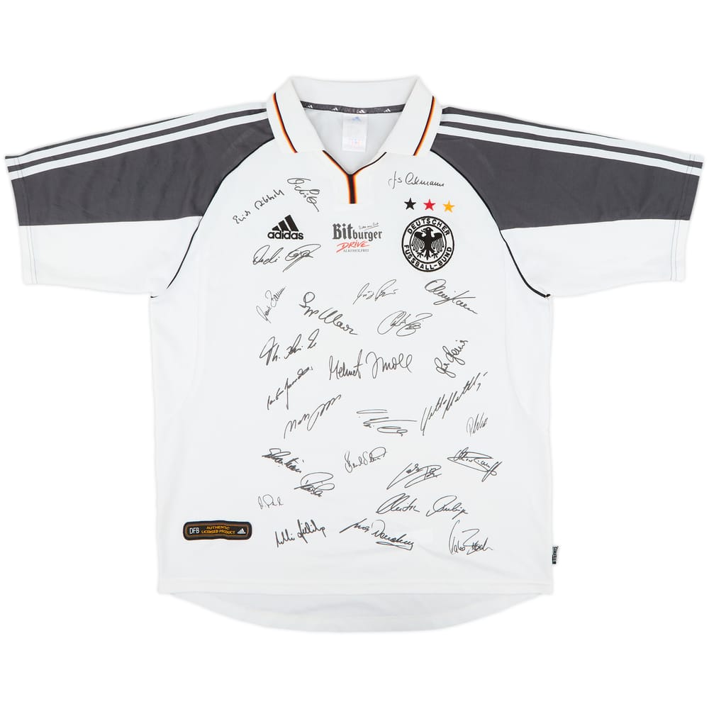 2000-02 Germany 'Squad Signed' Home Shirt - 9/10 - (L)