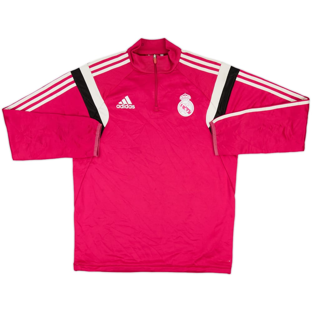 2014-15 Real Madrid adidas 1/4 Zip Drill Top - 6/10 - (M)