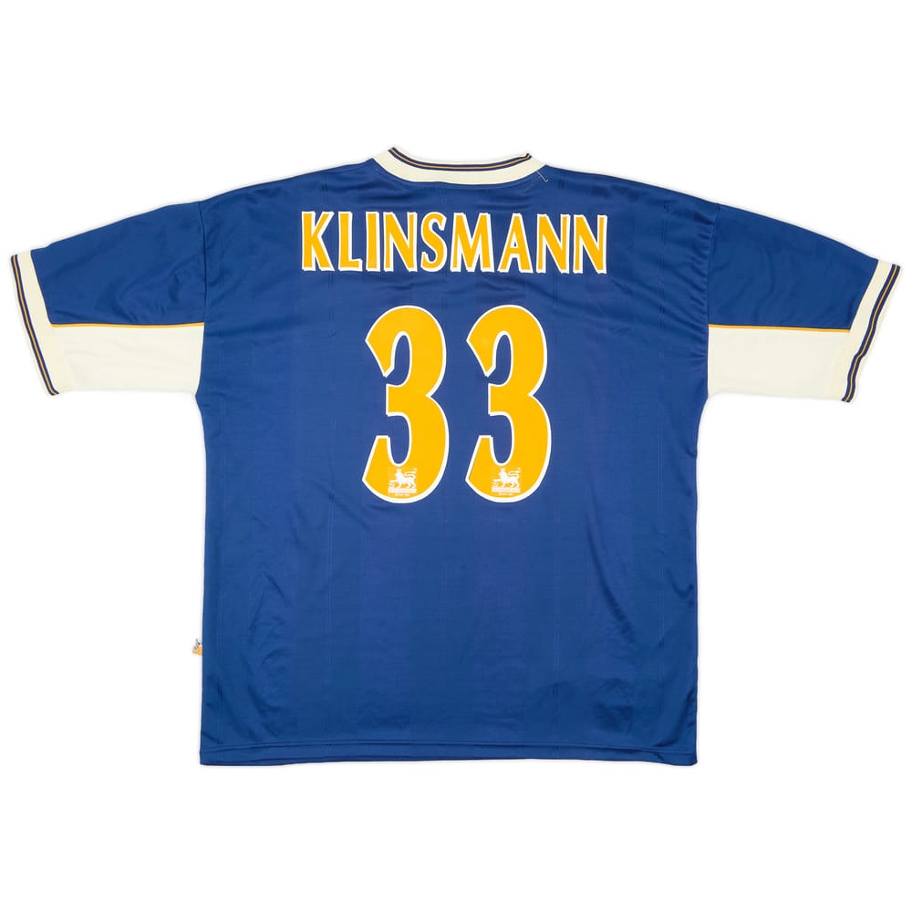 1997-98 Tottenham Away Shirt Klinsmann #33 - 8/10 - (XL)