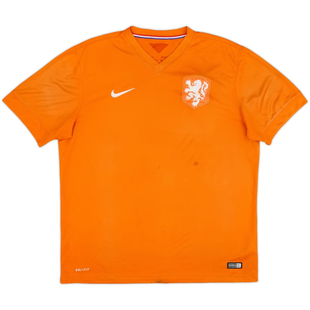 2014-15 Netherlands Home Shirt - 4/10 - (XL)
