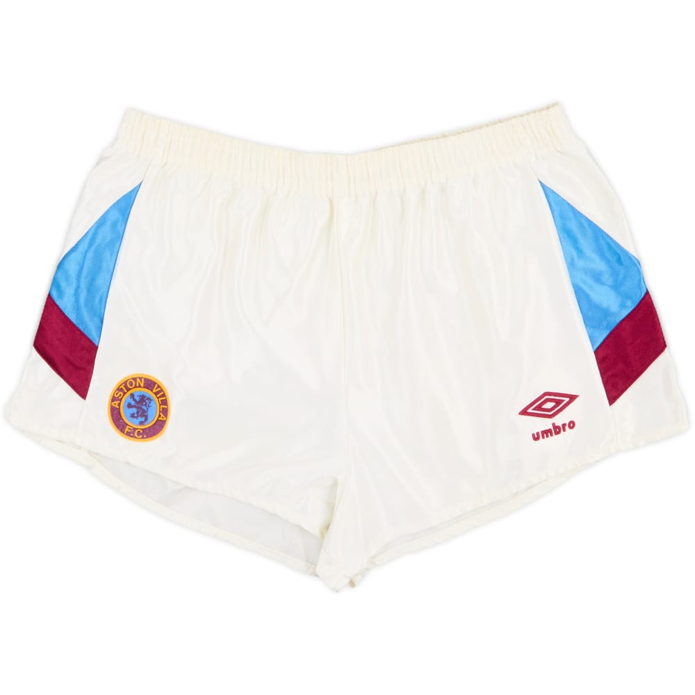 1990-92 Aston Villa Home Shorts - 8/10 - (L)