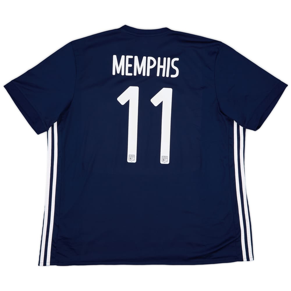 2017-18 Lyon Away Shirt Memphis #11 - 7/10 - (XXL)