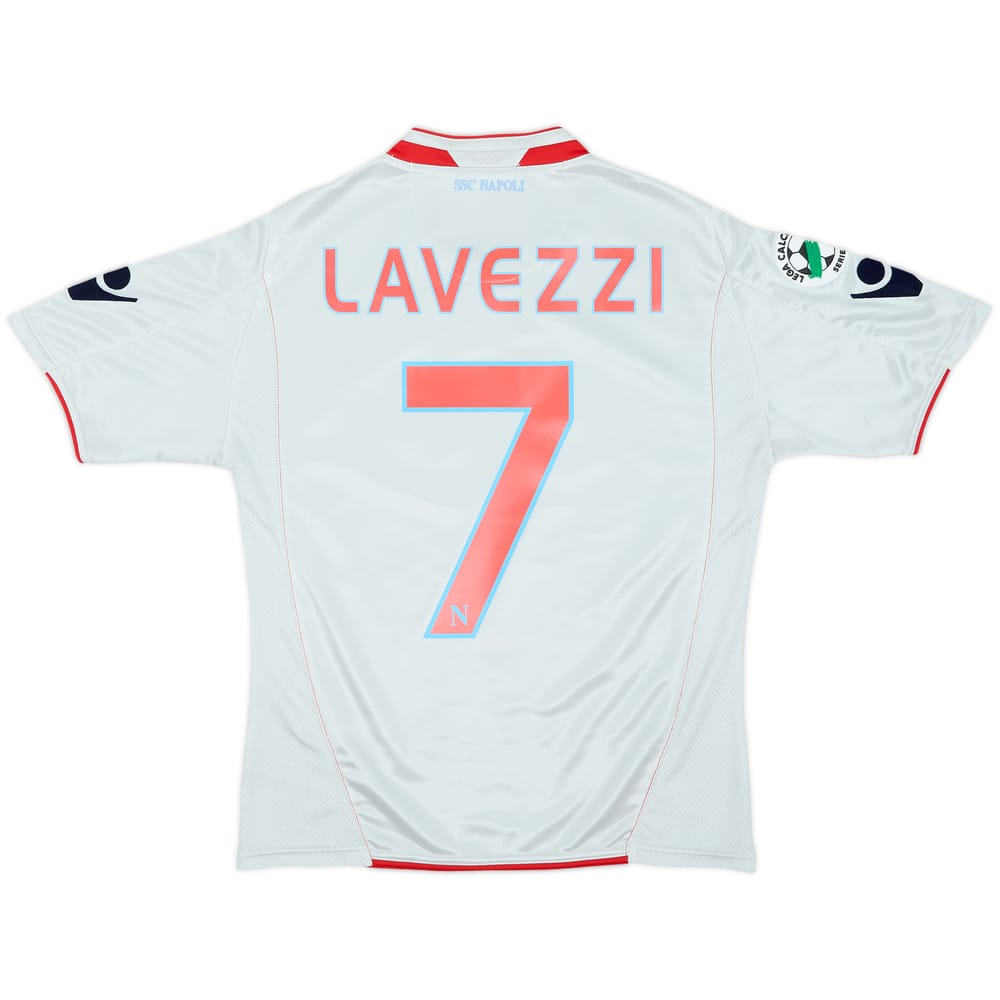 2009-10 Napoli Away Shirt Lavezzi #7 - 8/10 - (XL.Boys)