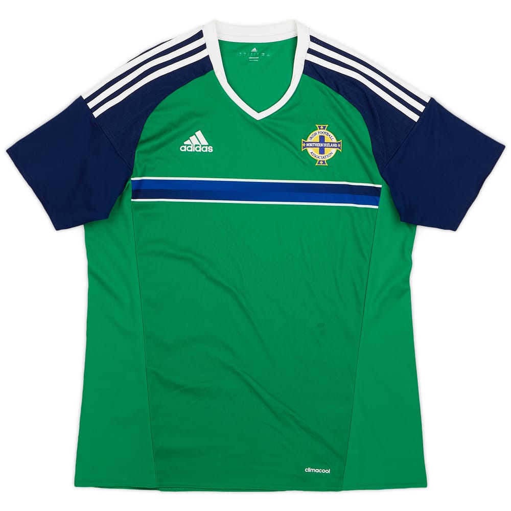 2016-17 Northern Ireland Home Shirt - 8/10 - (L)